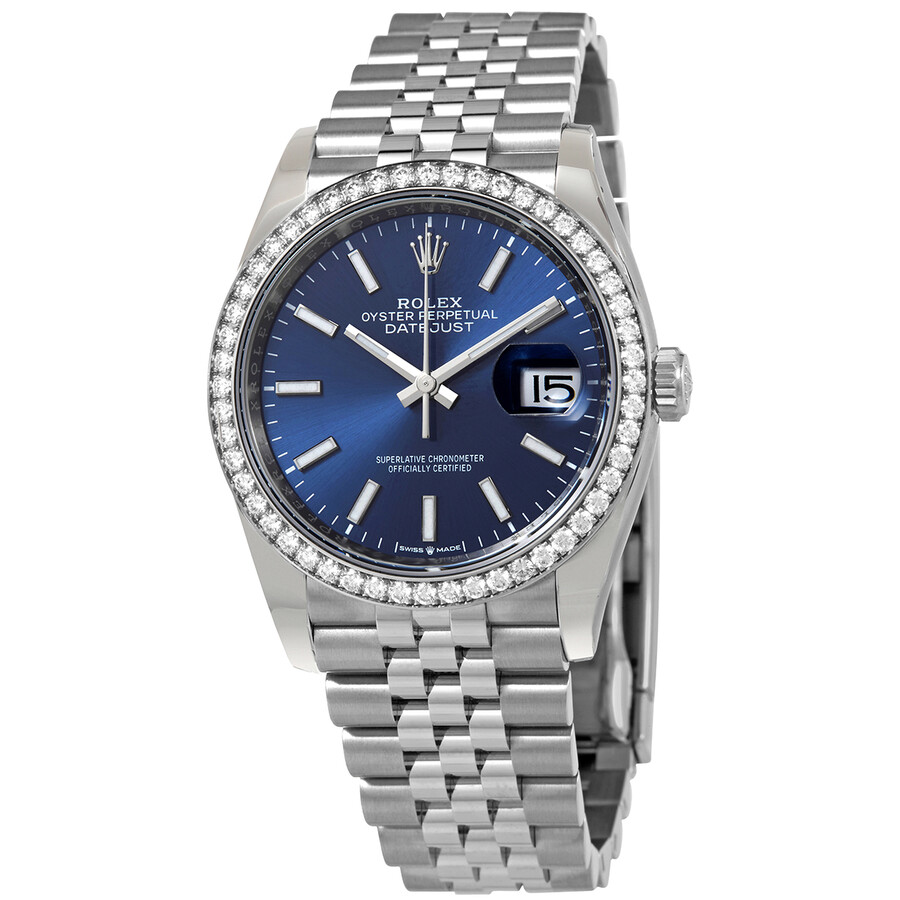 Rolex Datejust 36 Blue Dial Automatic Unisex Jubilee Watch 126284BLSJ（Lifetime free warranty+90-days replacement service & Refund!.）