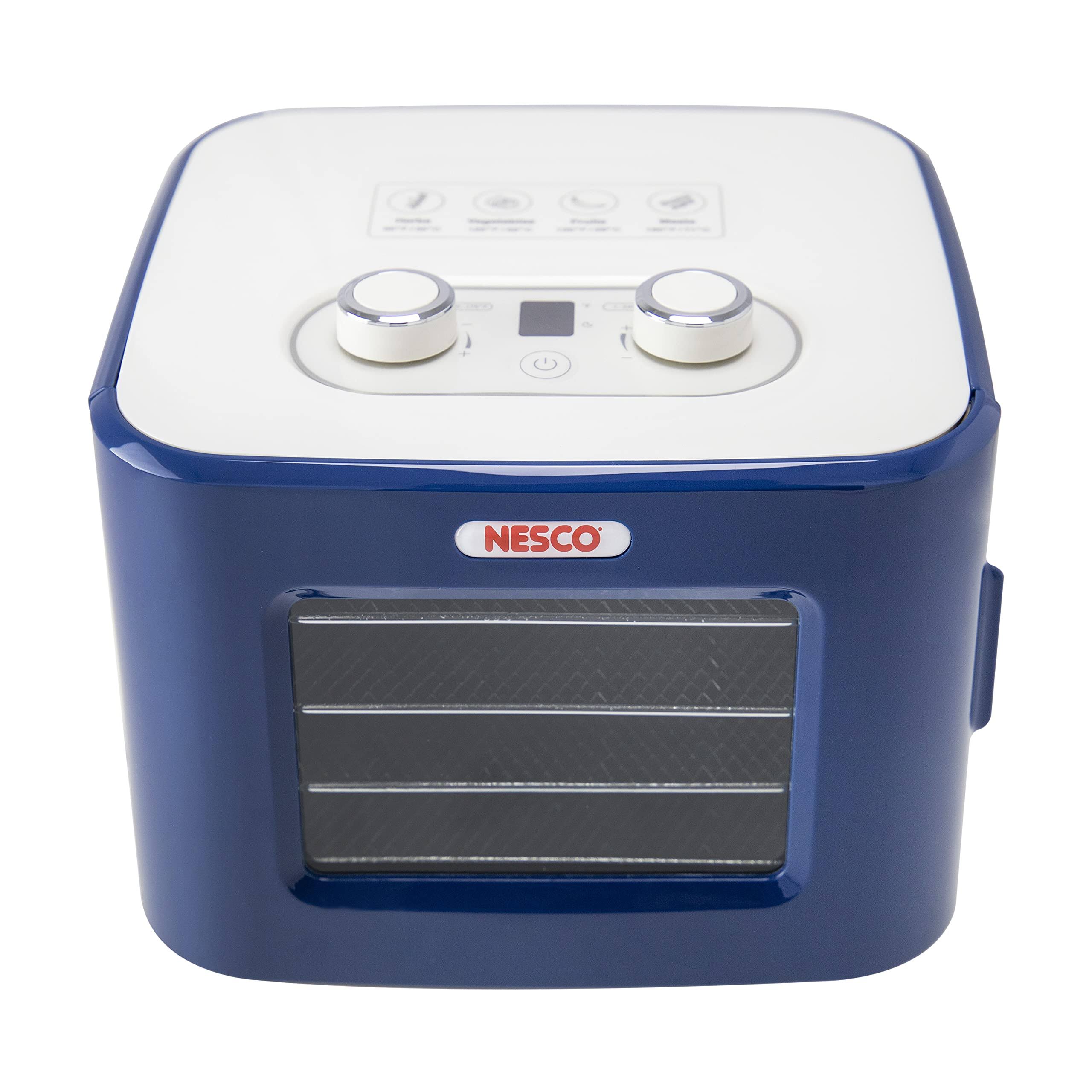Nesco FD-41B Snackmaster Jr Food Dehydrator, 4 Trays, Blue