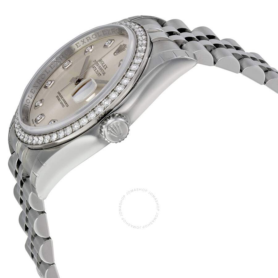 Rolex Oyster Perpetual Datejust 36 Silver Dial Stainless Steel Jubilee Bracelet Automatic Ladies Watch 116244SDJ（Lifetime free warranty+90-days replacement service & Refund!.）