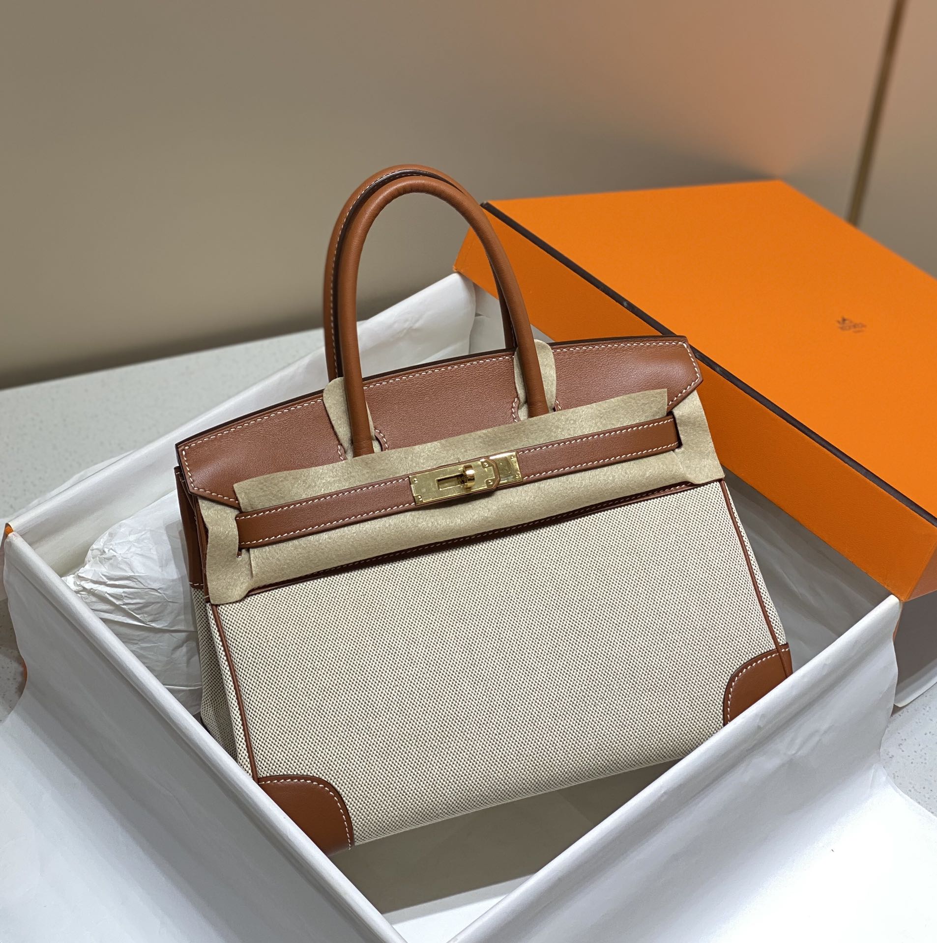 Hermes birkin 30 swift leather bag