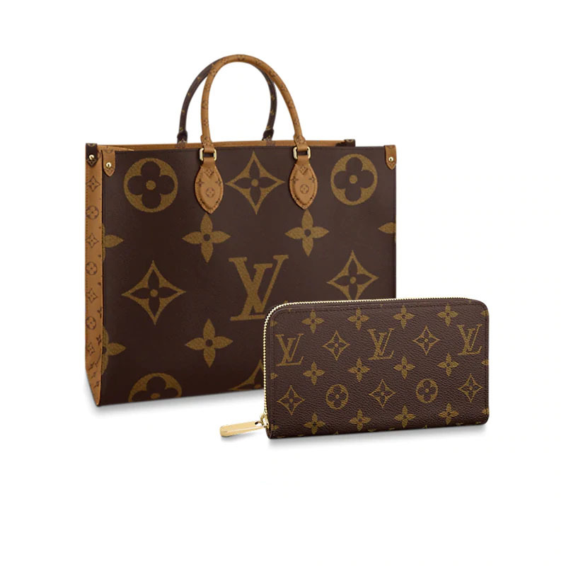 Louis Vuitton TOTE BAG LONG WALLET 2-PIECE SET (M45320 + M60017)