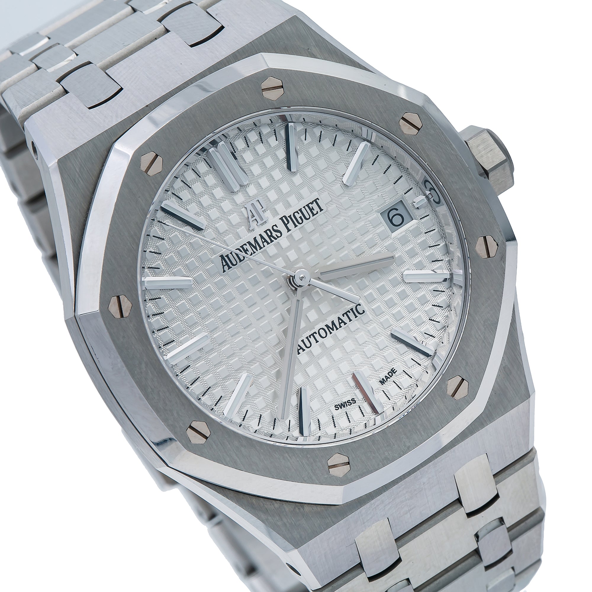 Audemars Piguet Royal Oak Selfwinding 15450ST 37MM White Dial With Stainless Steel Bracelet