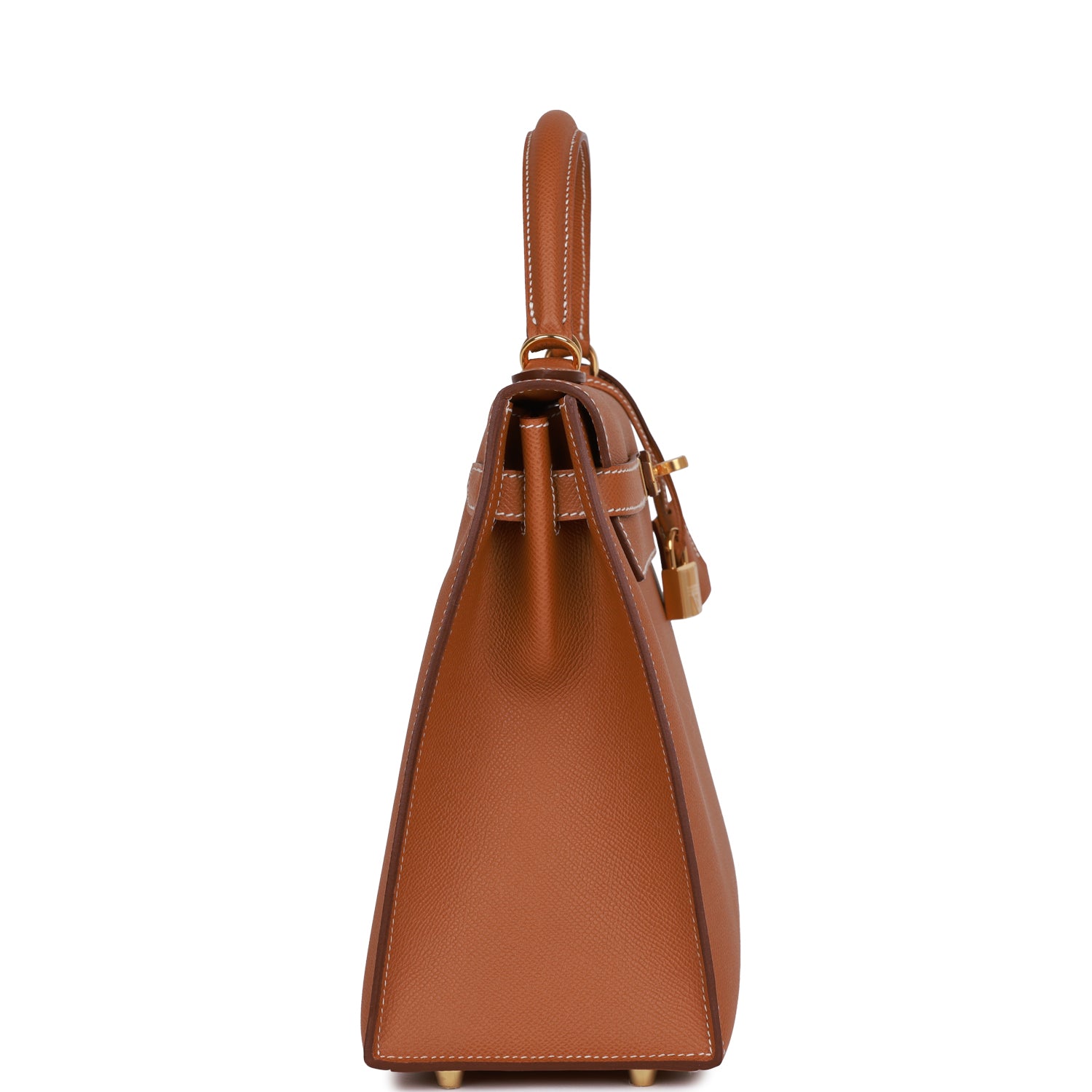 Hermes Kelly Sellier 32 Gold Epsom Gold Hardware