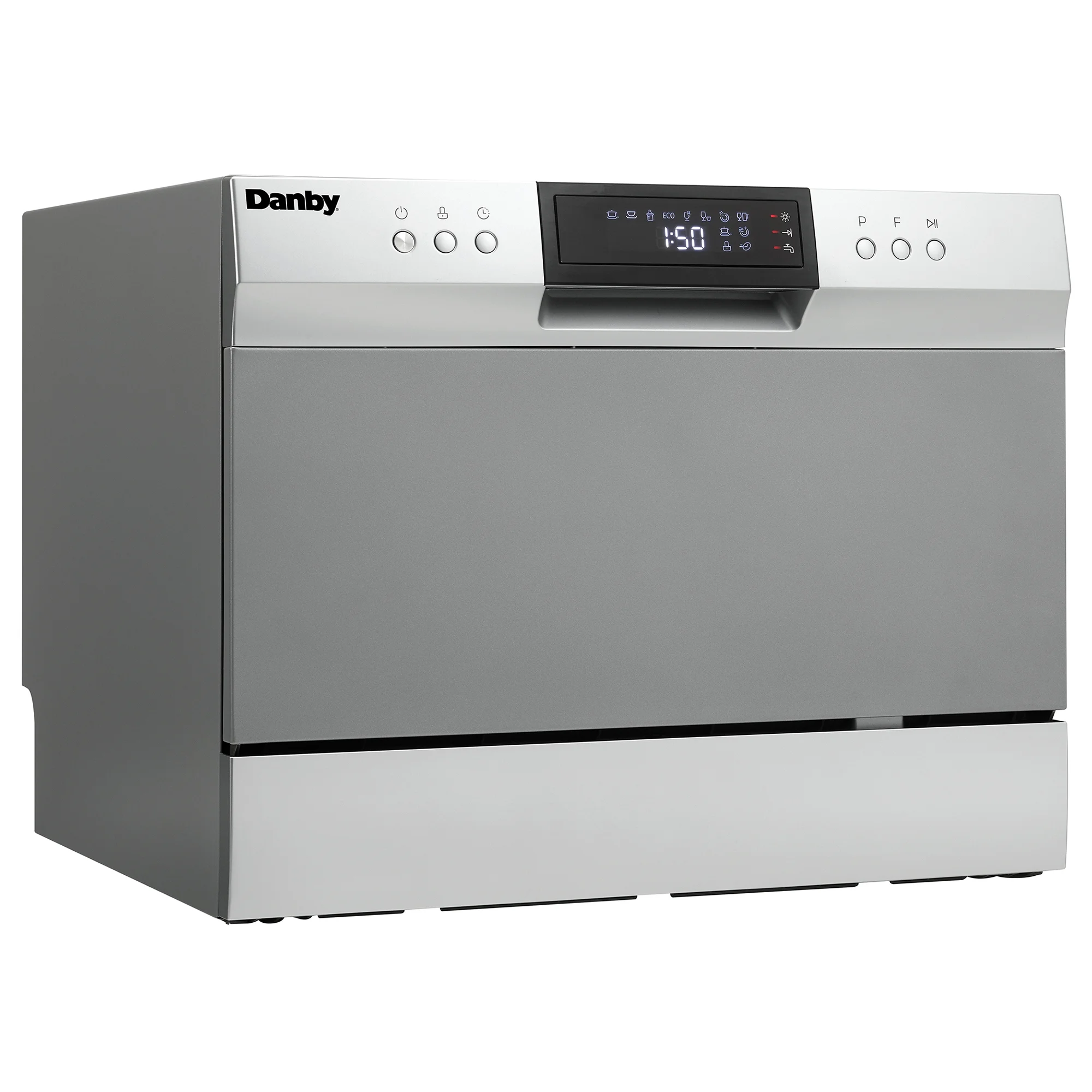 Danby 6 Place Setting Countertop Dishwasher in White (DDW621WDB)