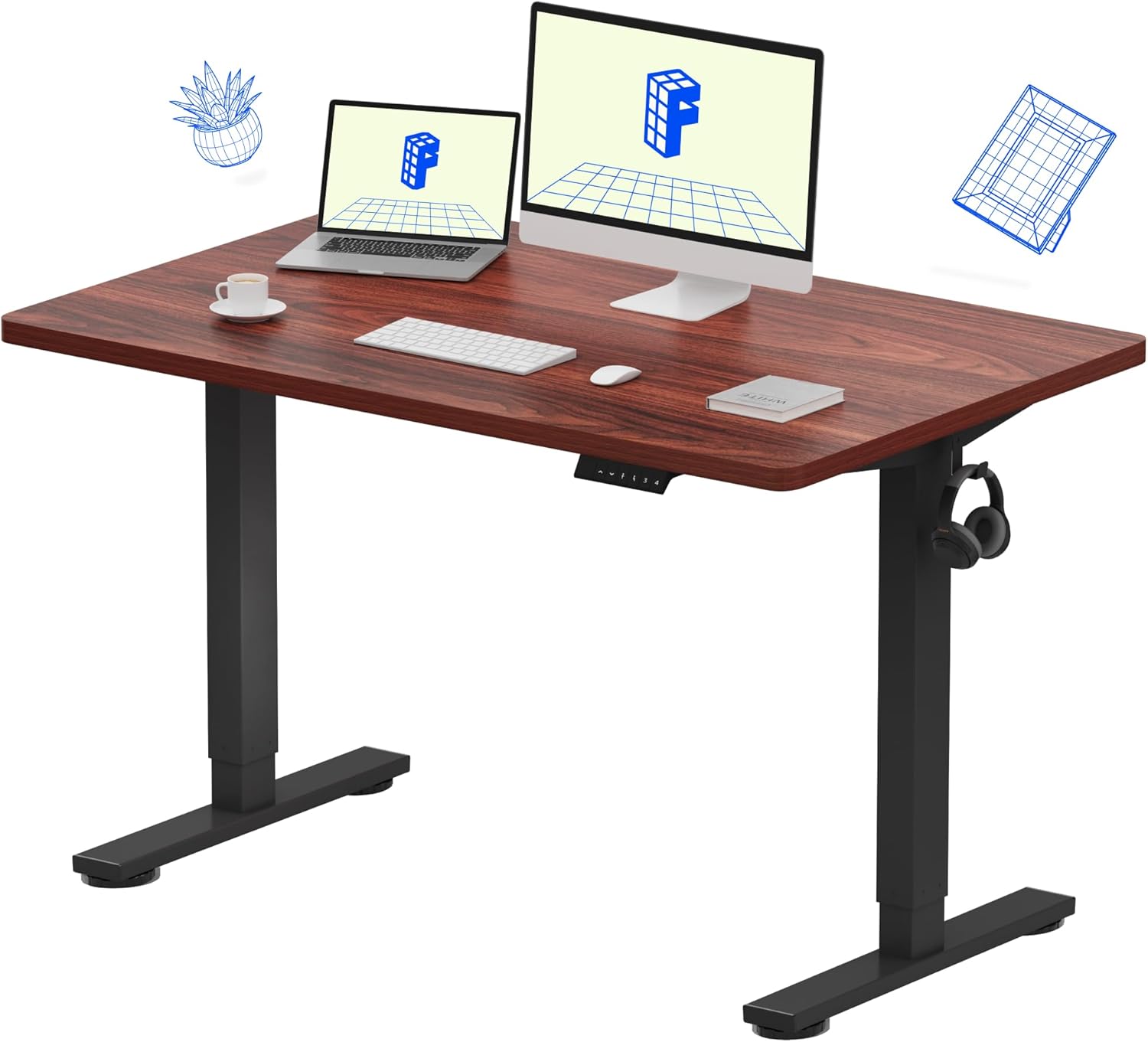 FLEXISPOT EN1 Whole-Piece Standing Desk