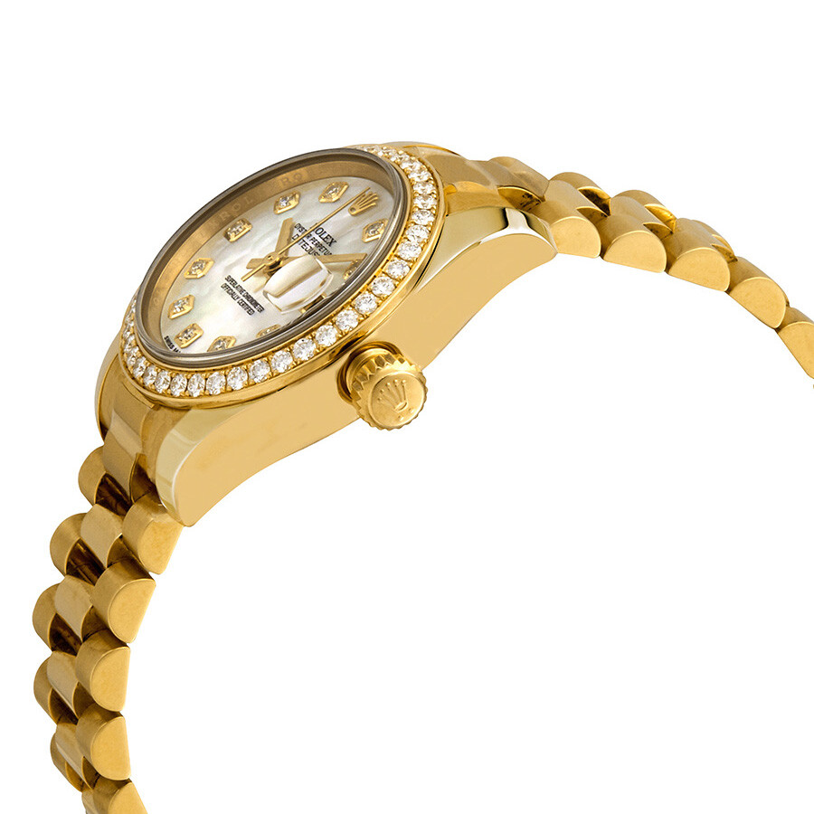 Rolex Lady-Datejust 26 Mother Of Pearl Dial 18K Yellow Gold President Automatic Ladies Watch 179138MDP（Lifetime free warranty+90-days replacement service & Refund!.）