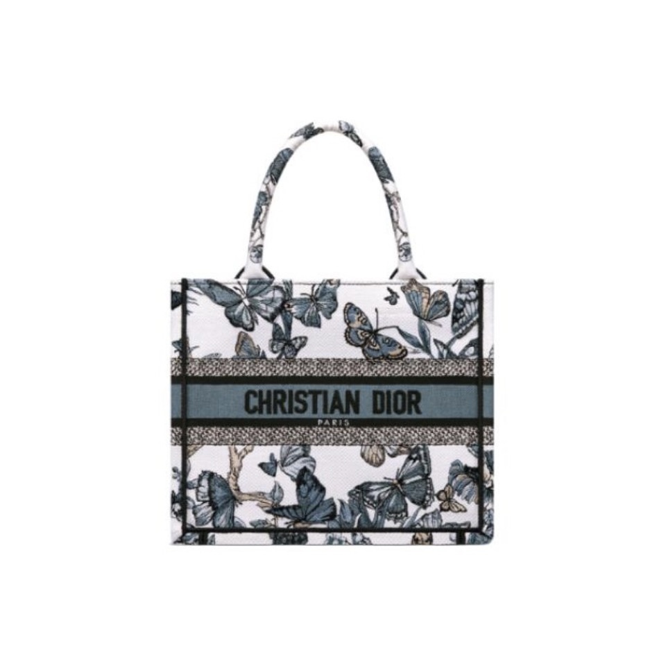 Dior tote Butterfly printing