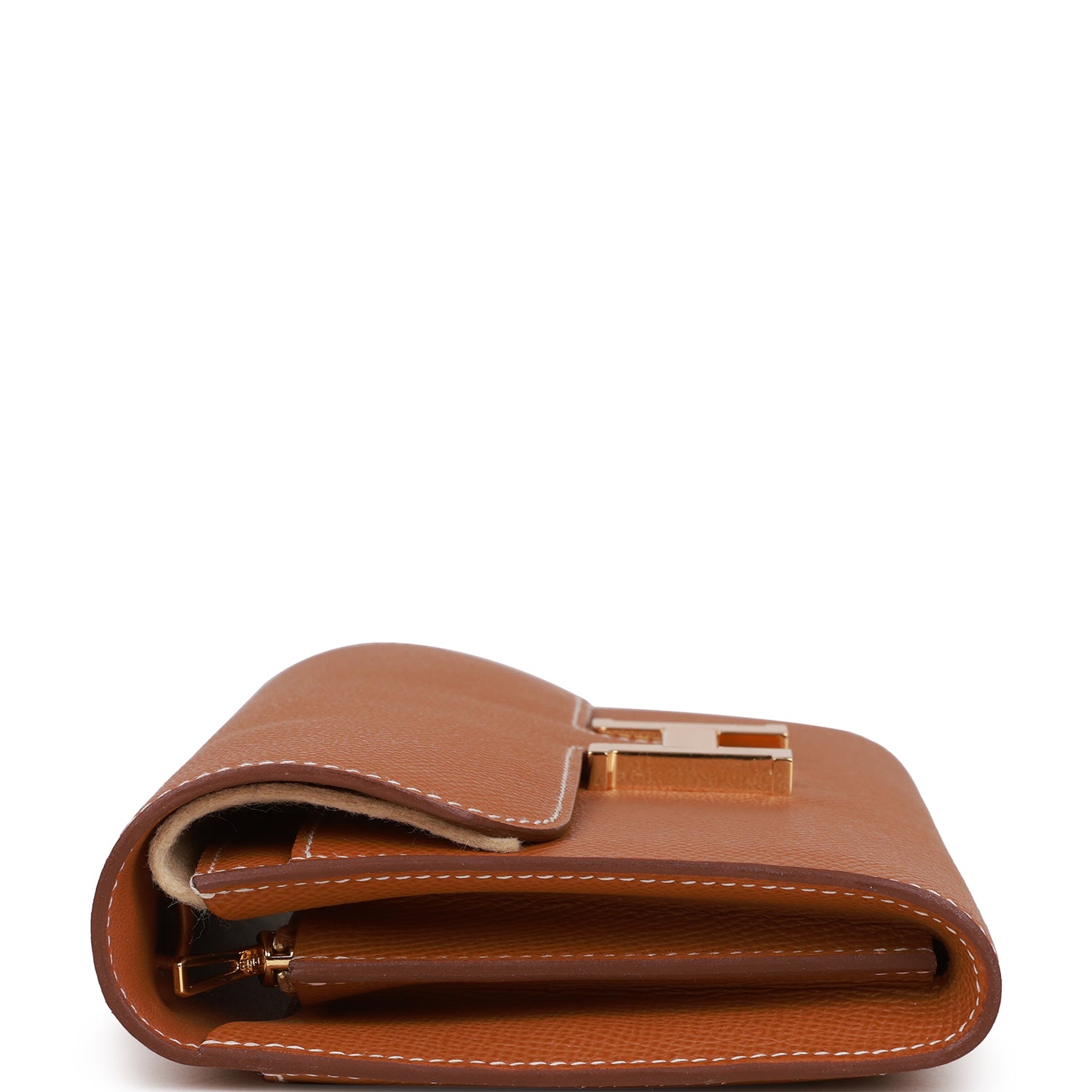 Hermes Constance Wallet To Go Gold Epsom Gold Hardware