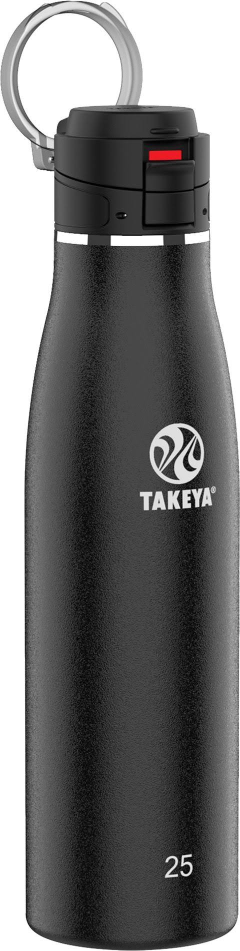 Takeya Traveler Insulated Travel Mug, Leak Proof Lid, 25 Ounce, Onyx