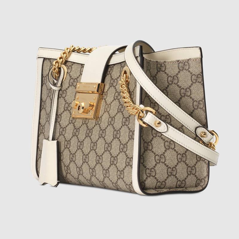 Padlock GG Small Shoulder Bag No. 498156 KHNKG 9761