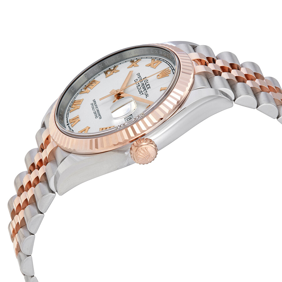 Rolex Datejust 36 Automatic White Dial Men s Steel and 18kt Everose Gold Jubilee Watch 126231WRJ（Lifetime free warranty+90-days replacement service & Refund!.）