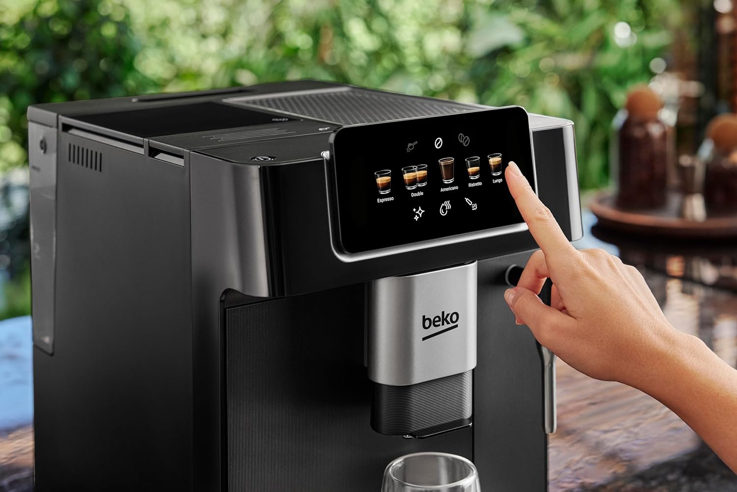 Machine expresso automatique café grains ou moulu noir