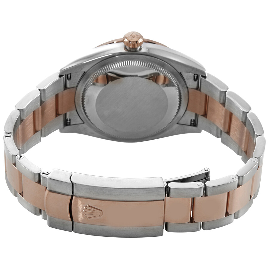 Rolex Datejust 36 Dark Rhodium Dial Men s Steel and 18k Everose Gold Oyster Watch 126281RSO（Lifetime free warranty+90-days replacement service & Refund!.）
