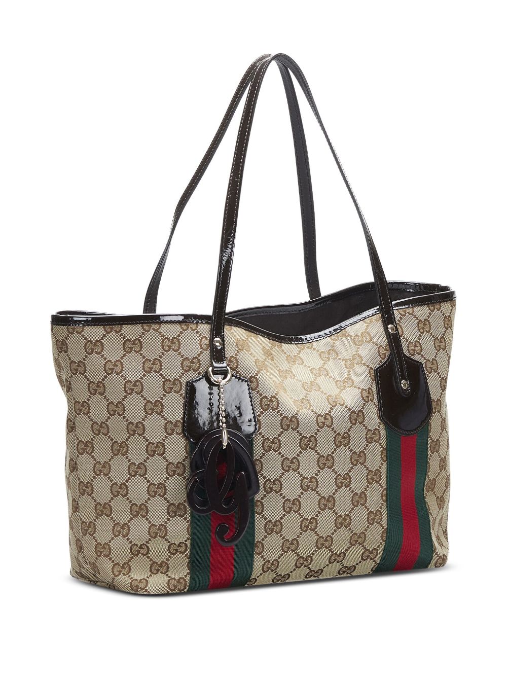 Classic GG Canvas Web Jolie Small Tote