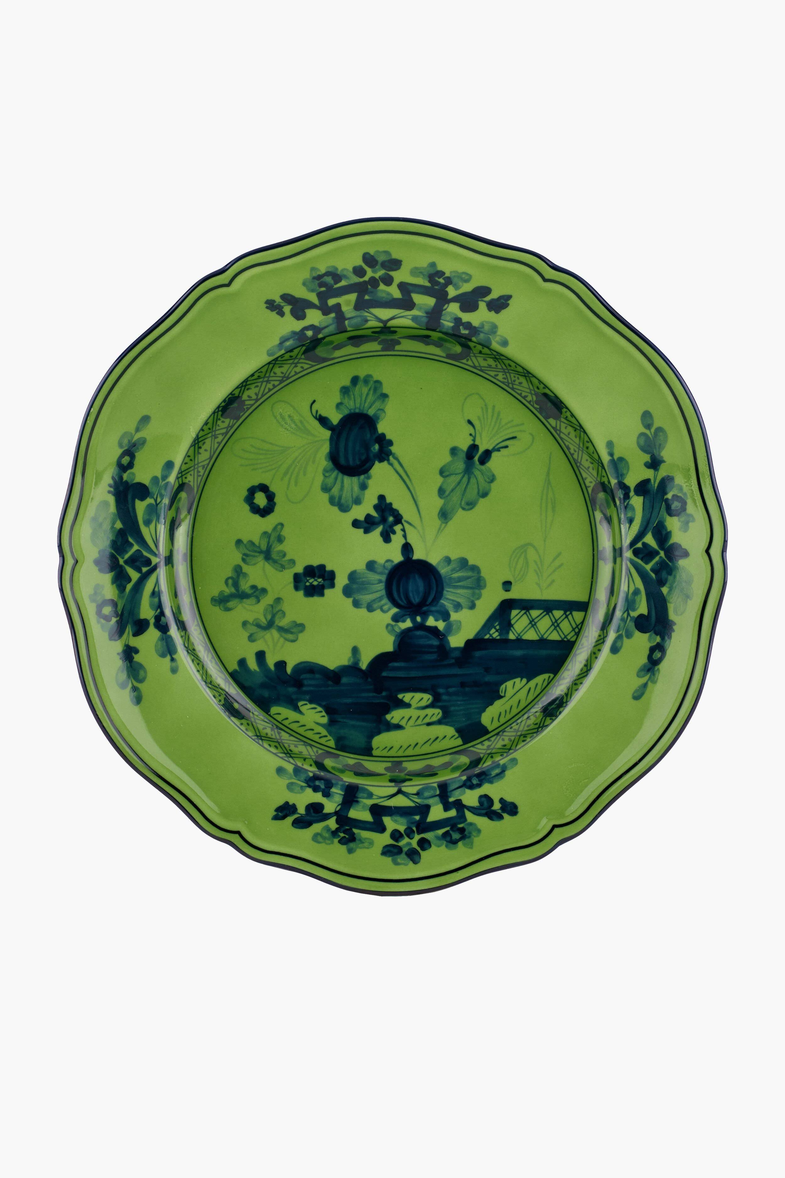 Ginori 1735 Oriente Italiano Dinner Plate - Malachite