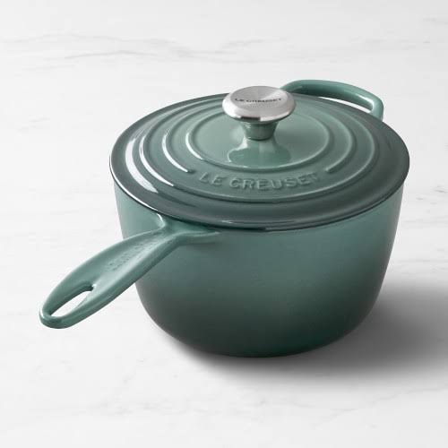 Le Creuset Signature Enameled Cast Iron Saucepan, 2 1/4-Qt., Ocean | Williams Sonoma