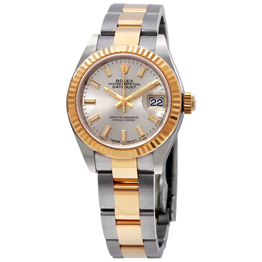Rolex Datejust 28 Automatic Chronometer Silver Dial Ladies Two-tone Oyster Watch 279173（Lifetime free warranty+90-days replacement service & Refund!.）