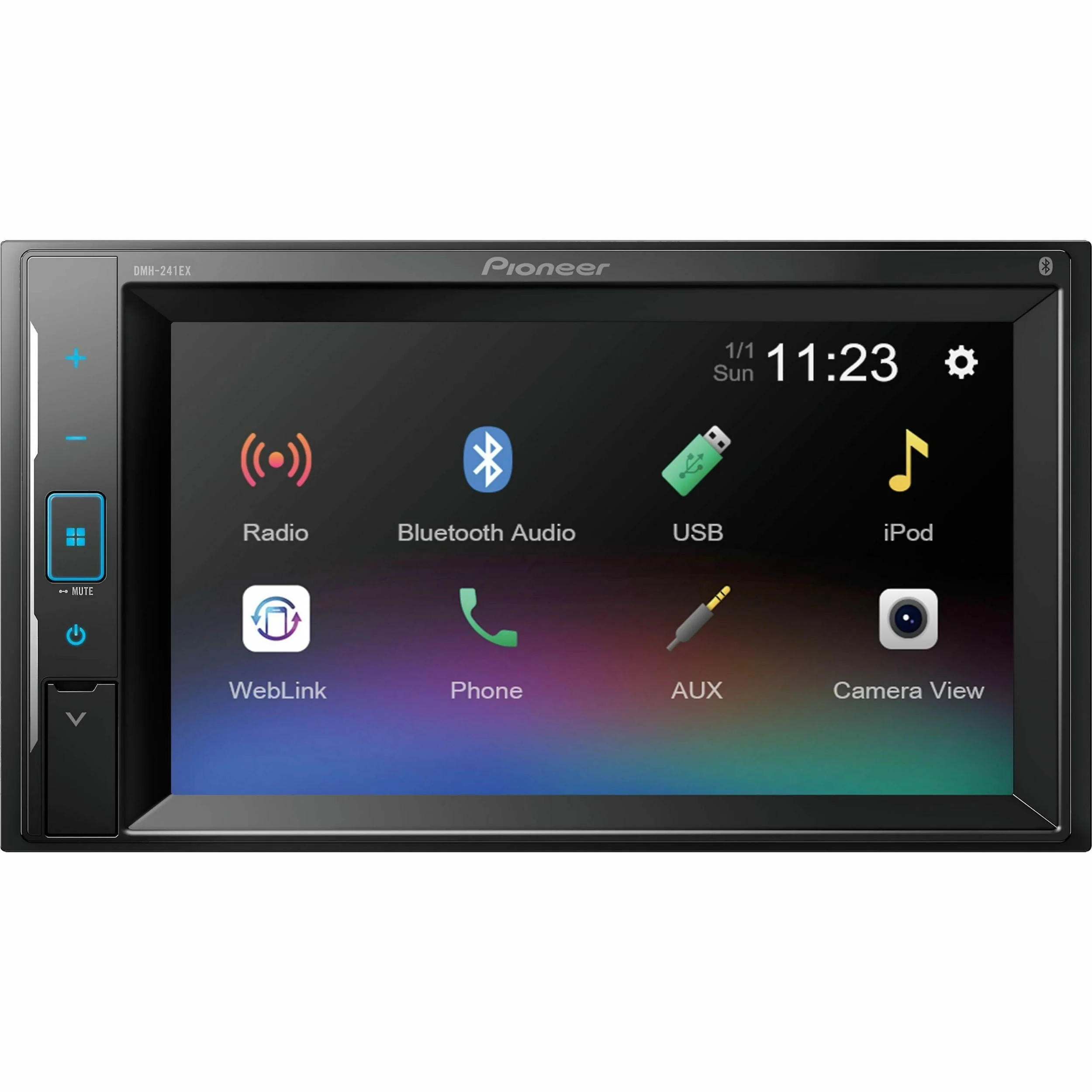 Pioneer DMH - 241EX 6.2 in Touchscreen, Bluetooth Digital Media Receiver - Black