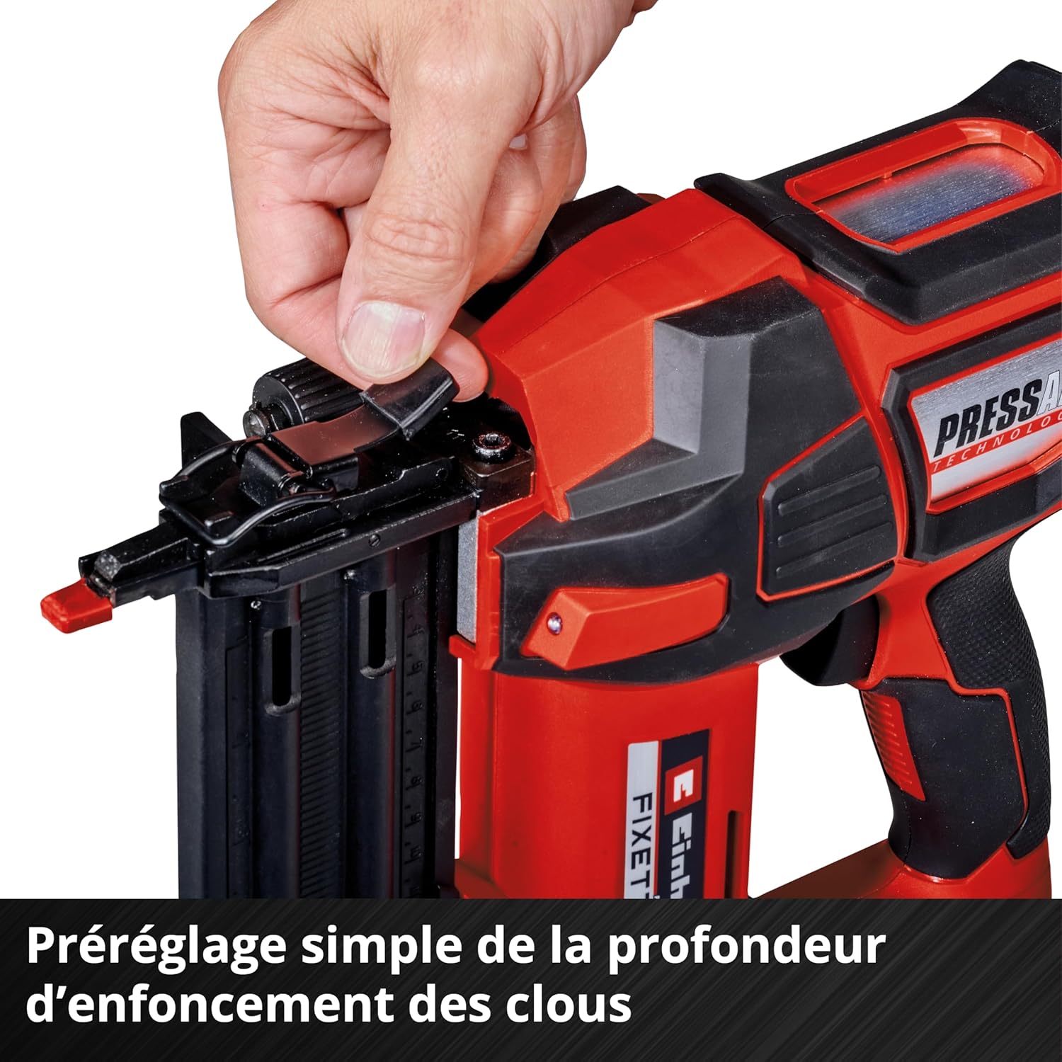 Cloueuse sans fil 18 V 60 cps min clous 15 à 50 mm