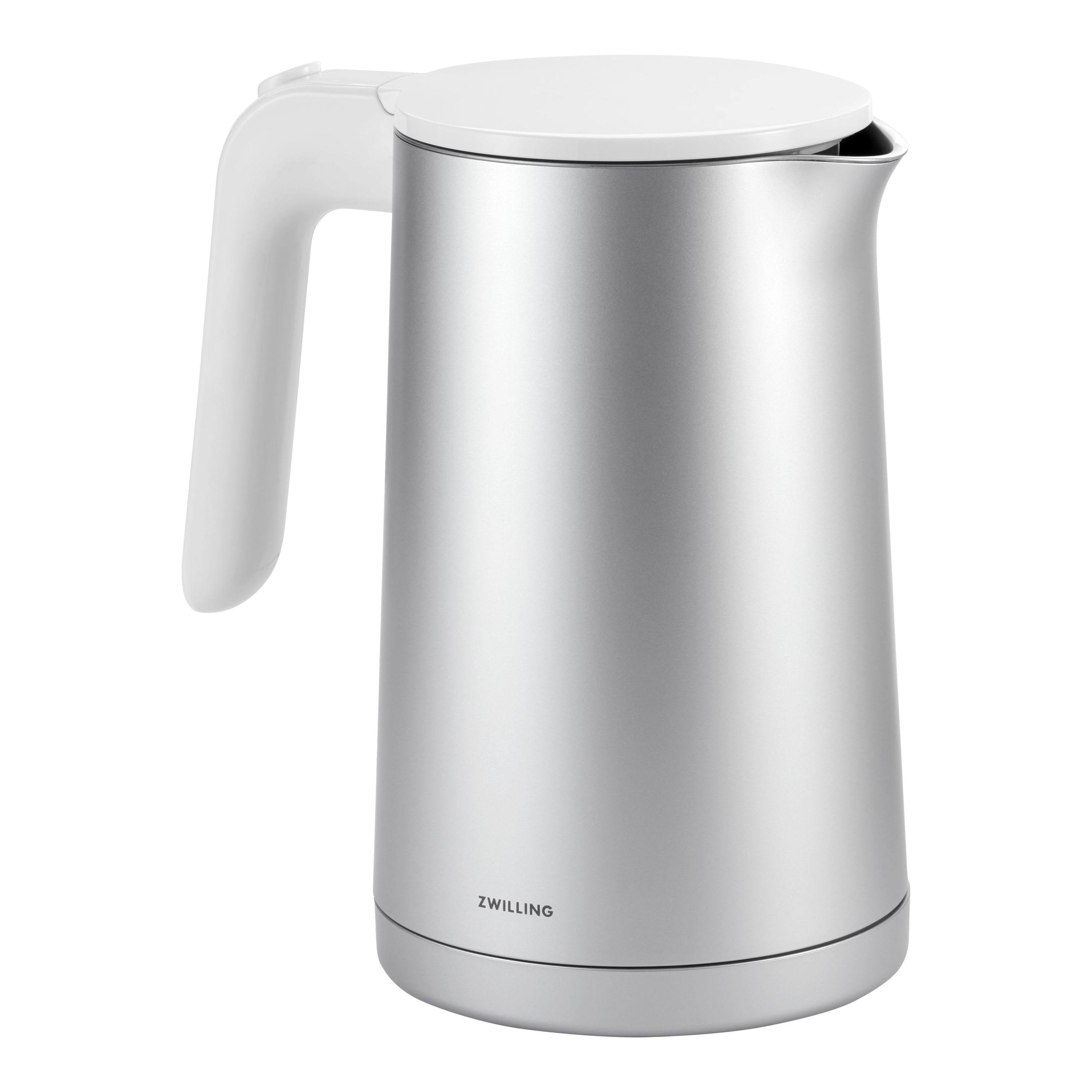 Zwilling Enfinigy Cool Touch 1-liter Electric Kettle, Cordless Tea Kettle & Hot Water - Silver