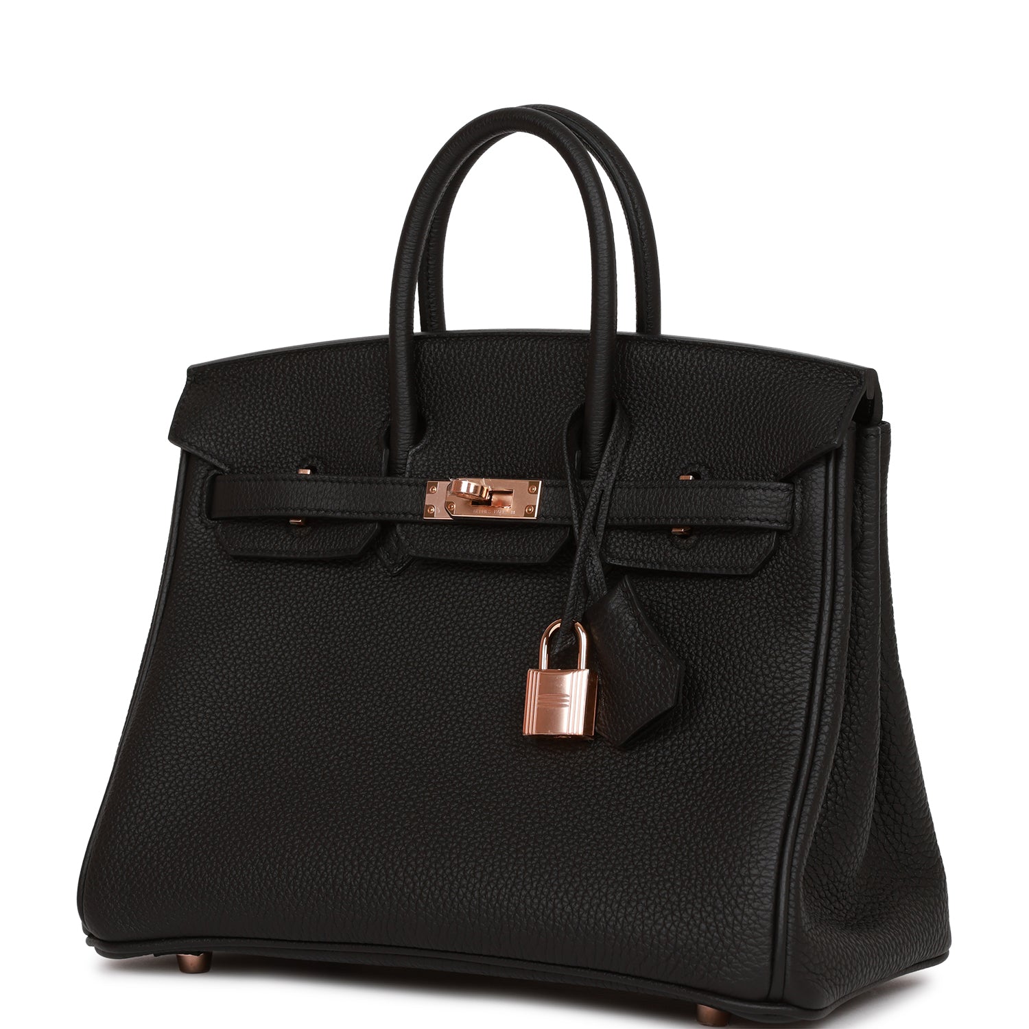 Hermes Birkin  Black Togo Rose Gold Hardware