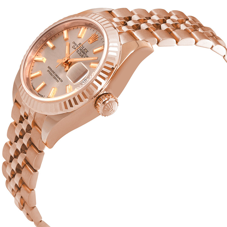 Rolex Lady Datejust 28 Sundust Dial 18K Pink Gold Jubilee Bracelet Automatic Watch 279175SNSJ（Lifetime free warranty+90-days replacement service & Refund!.）